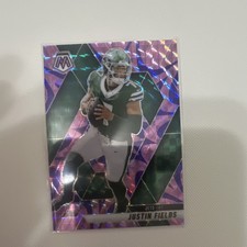 2025 Panini Mosaic Justin Fields #125 New York Jets Mosaic Prizm