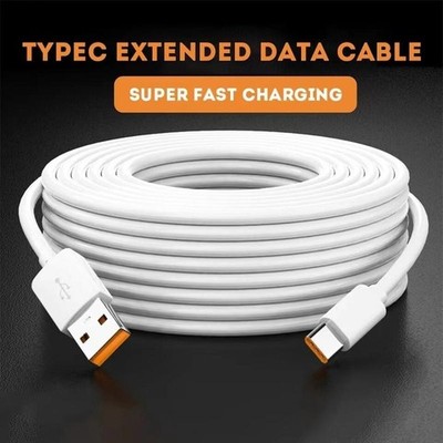2m/3m/5m/10m USB Type C Extend Charge kabel For IP CCTV Security kameras Phone
