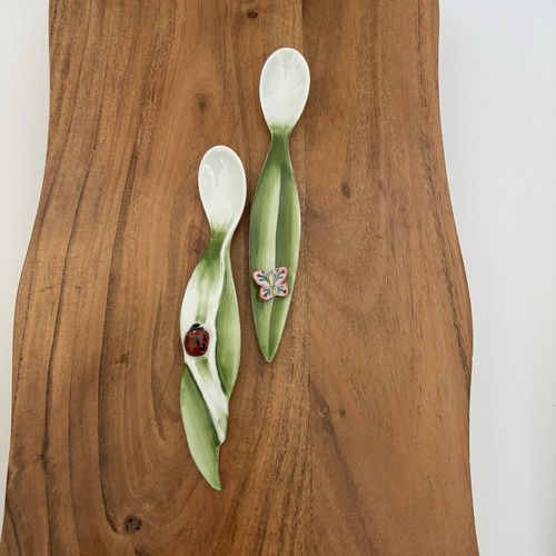 Juego de 2 cucharas de fantasía florales Ladybug flor cerámica Villeroy & Boch - Imagen 2 de 13