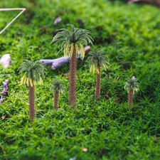  12 Pcs Fake Plants Mini Trees Landscape Model Miniature Architecture Scenery