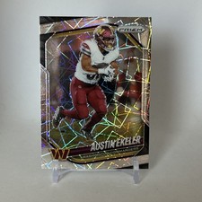 2025 Panini Prizm Austin Ekeler #242 Commanders Lazer Prizm