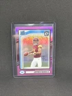 2024 Panini Donruss Rated Rookie Jayden Daniels #389 Optic Preview Pink Prizm RC