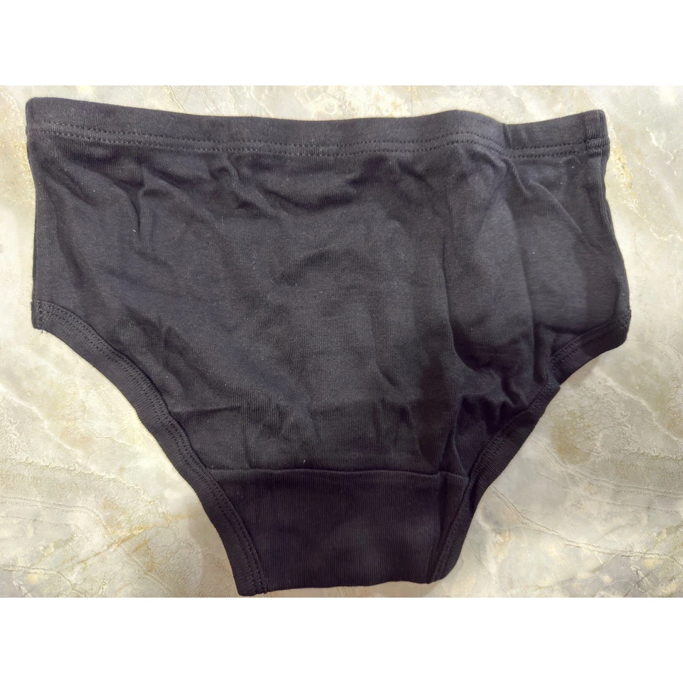 Girls Cotton Underwear Size 12 Black Panties Briefs 5 Pack New Kids - Image 2 of 4
