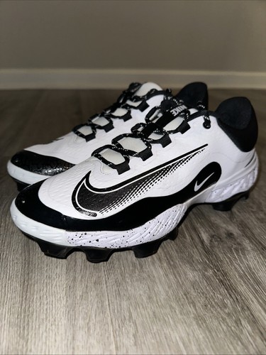 Nike Alpha Huarache Elite 4 Low MCS weiß schwarz Baseballschuh FD6255-108 Größe 10 - Bild 1 von 7
