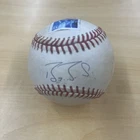 Barry Bonds Autographed Baseball Signature October 2001 Post Stamp No COA