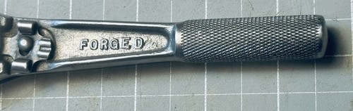 Outstanding CRAFTSMAN Tools Circle H 3/8" DR Ratchet Forged USA 1930s - 第 6/6 張圖片