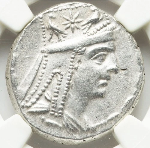 Tigranes the Great II 95-56 BC, Tetradrachm Armenia Armenian Silver, NGC Ch XF