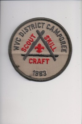 1983 WVC District Camporee patch
