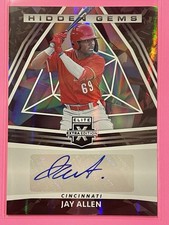 2022 Panini Elite Extra Edition Jay Allen Hidden Gems Auto Black #HG-JA Baseball