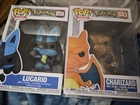 Funko Pop Pokemon Charizard & Lucario collectibles