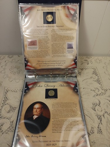 The United States Presidents Coin Collection Volume I Of II 9 Coins Extra Pages - Bild 8 von 14