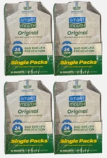 (4 Pack) SmartMouth Original Breath Rinse 10 Ct Each Mint Travel Packs