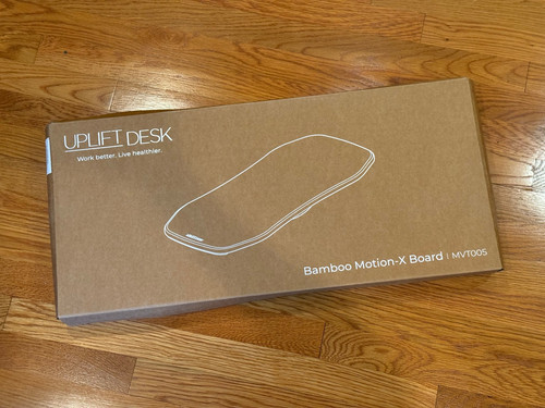 Uplift Desk Bamboo Motion-X Rocker Balance Board 27-inch MVT005 - New In Box!