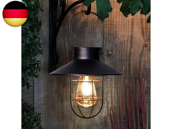 Solarlaterne FüR AußEn Metall Solarlampen HäNgend Outdoor Wasserdicht-image