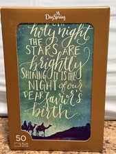 DaySpring - Oh, Holy Night - 50 Christmas Boxed Cards Envelopes, KJV J1478...