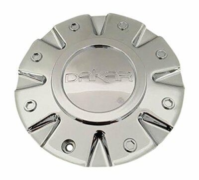 Dakar Wheels CAP-458 LG0608-58 Chrome Wheel Center Cap