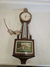 Vintage Telechron USA Electric Clock Banjo Eagle 1930'S 2F81. GC5