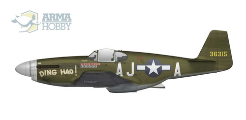 Arma Hobby AH70038. P-51 B/C Mustang. Expert Set. Aus Decals. Scale 1:72 NEW - Picture 9 of 15