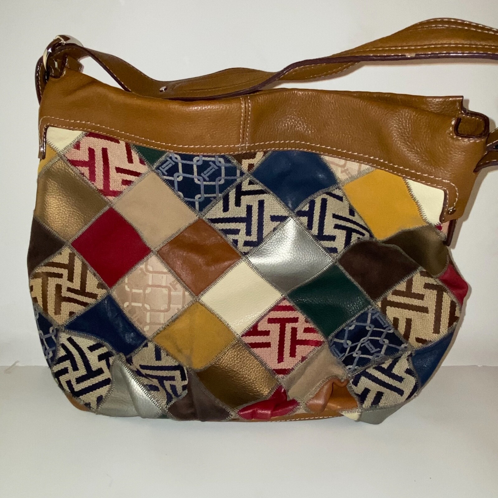 Tignanello Patchwork Leather Purse - image 2