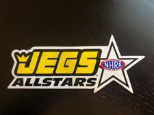 JEGS ALLSTARS Vintage Drag Racing Sticker Decal ** NHRA U.S. NATIONALS INDY