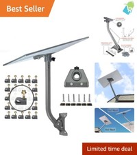 Durable Starlink Generation 3 Roof  Wall Mount Kit - Space Gray Steel Finish