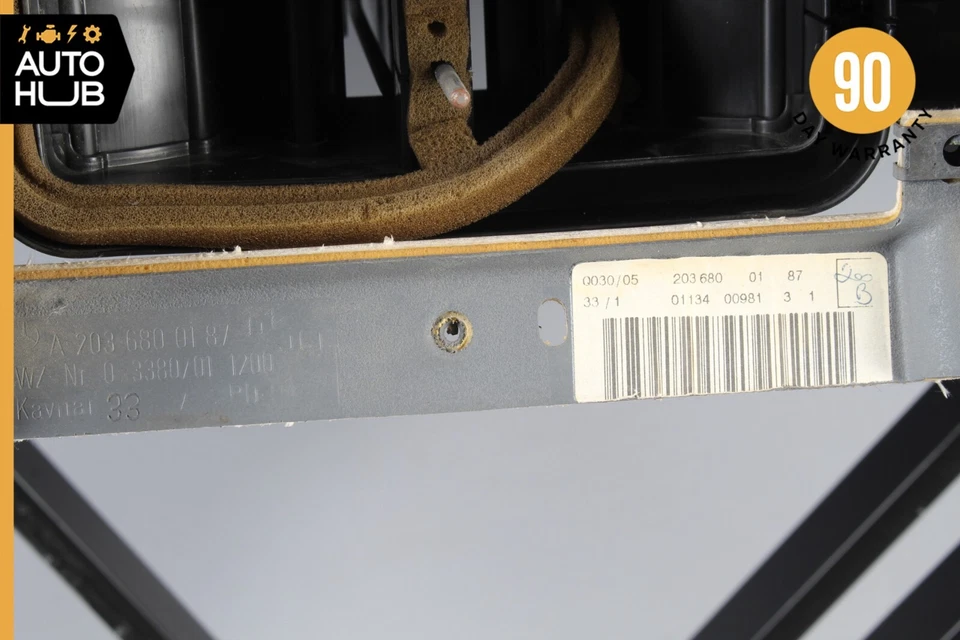 01-07 Panel de tablero de instrumentos Mercedes W203 C320 C230 C240 con airbag OEM Foto 4 de 4