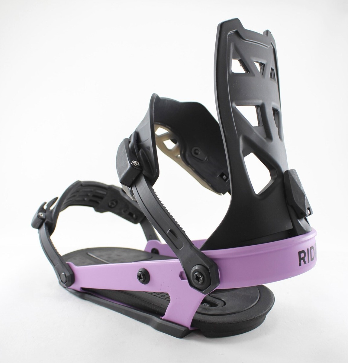 2022 Ride A-8 Medium Snowboard Bindings Purple Fits 6 - 10