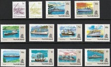 1990 Norfolk Island SG# 483-494 Ships full set 5c to $5 set of 12 Mint MUH MNH