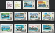 1990 Norfolk Island SG# 483-494 Ships full set 5c to $5 set of 12 Mint MUH MNH