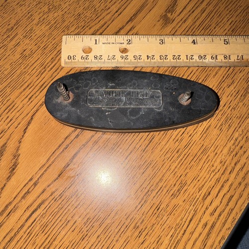 Pachmayr White Line Brown Rubber Recoil Pad - Picture 3 of 4