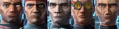 Star Wars Legion Miniatures - The Bad Batch V2 + Omega - Unmasked Clone Force 99