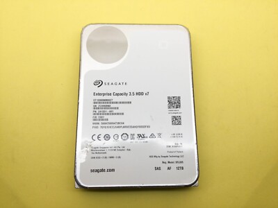 Seagate 12TB SAS X12 ST12000NM0027 3.5 12Gbps Hard Drive HDD For