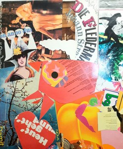 Xxl Collage Akt Russischer Kunstler Original Wandbild Gross 24 Karat Blattgold Ebay