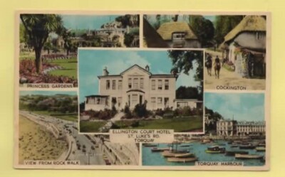 3110/100 Postkarte Torquay Devon Mehrfachansicht