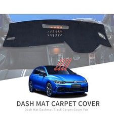 for VW Golf 8 MK8 2020-2024 GTI R Car Dashboard Mat Dash Pad RHD