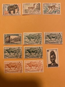 Cameroun Stamps 3MNH & 8MH from 1925 to 1962