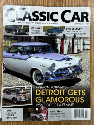 Hemmings Classic Car Magazine January 2023 Detroit Gets Glamorous Iss 220