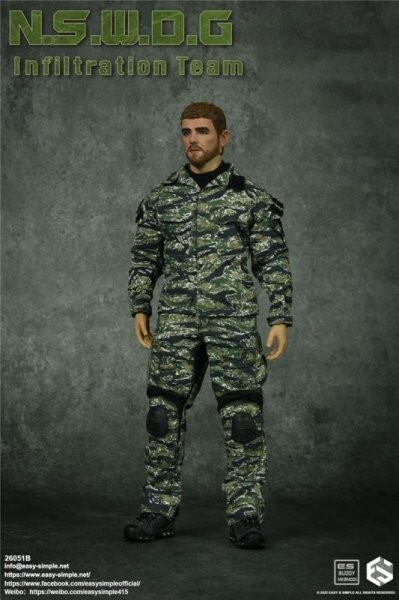 Easy & Simple 1/6 N.S.W.D.G Infiltration Team Action Figure Easy & Simple 1/6 N.S.W.D.G Infiltration Team Action Figure