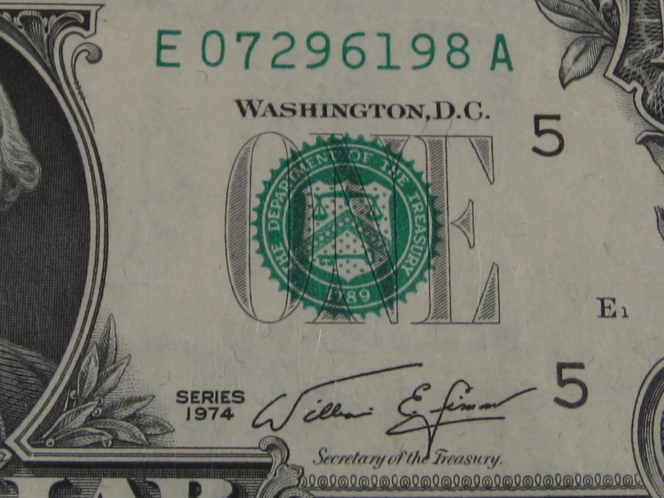 Courtesy Autograph Simon Neff Crisp FRN Note E-Series Richmond PCGS CU63 PPQ - Image 3 of 4