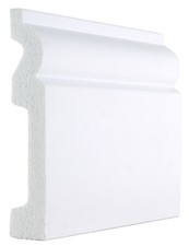 Skirting Boards  Plastic PS  White  Torus  120 x 20 x 2900mm
