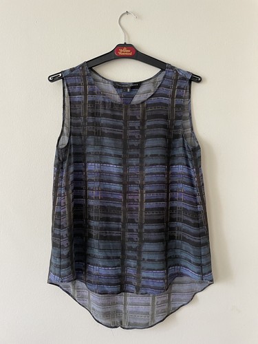 New THEYSKENS THEORY Silk Sleeveless Toteme Blouse From Net A Porter - Picture 6 of 8