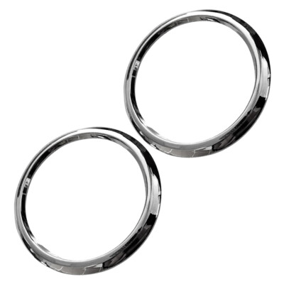 2Pcs Front Fog Light Lamp Ring Chrome Frame For Levante 2018 2019 2020