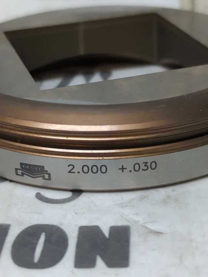 MATE,2.00+.030,SQUARE HOLE PUNCH PRESS TOOL NOS - Image 2 of 4