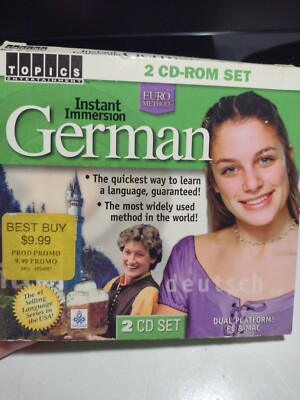 Instant Immersion German 2 CD-ROM Set (Windows/Mac, 2000)95,98,2000,XP.