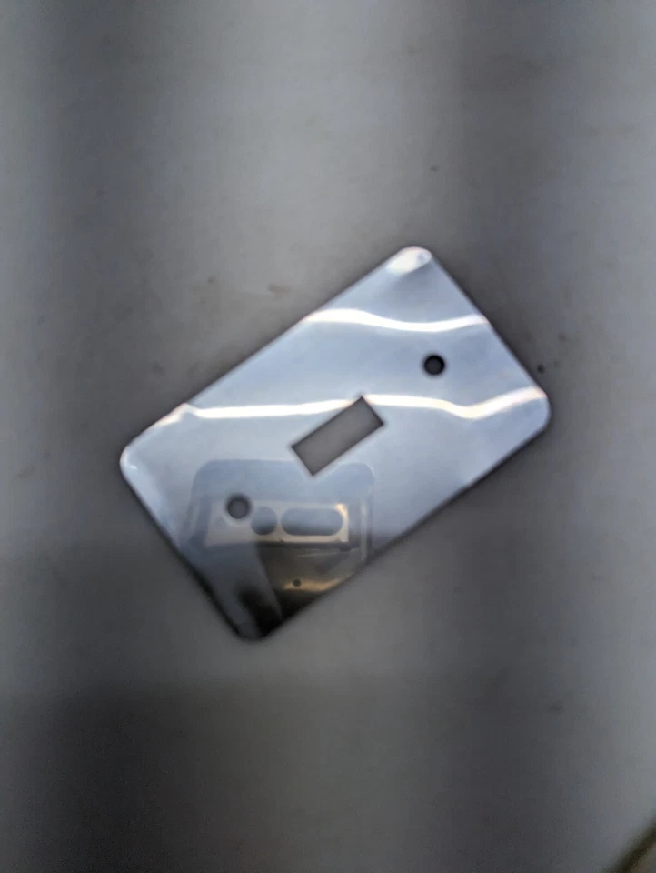 Винтажная хромированная наклейка Arrow Hart крышка розетки выключатель пластина ЛОТ 2 - Изображение 4 из 4