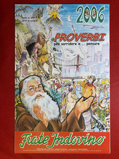 CALENDARIO 2006 FRATE INDOVINO 46x30 cm. da PARETE - PROVERBI PER SORRIDERE