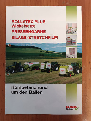 Brochure Claas Rollatex plus winding nets presses tractor magazine tractor Q