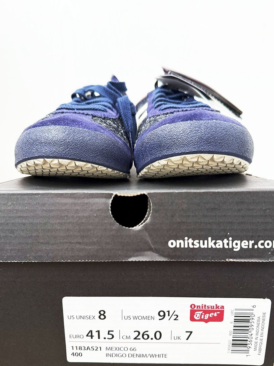 onitsuka tiger mexico 66 indigo denim/white Men US size 8 Style