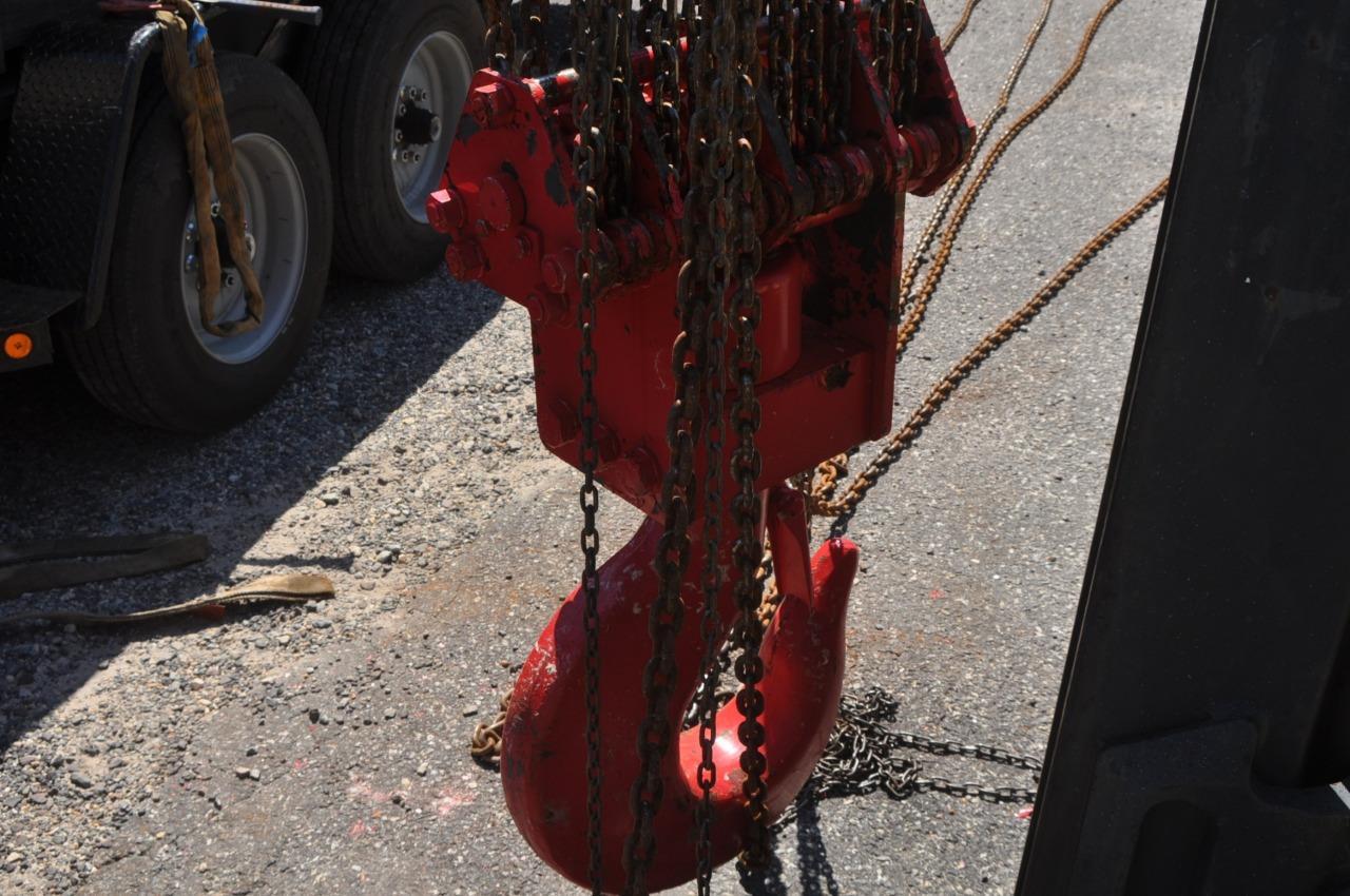 Ratcliff Co Inc MDL H8050A 50 Ton Chain Fall Hoist P/N 422149 22 Ft