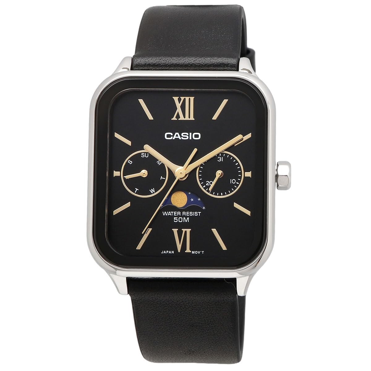 【新品】CASIO MTP-M305L-1A Casio watch Standard Moon Phase Analog Men Watch MTP-M305L